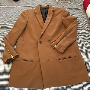 The Kooples dark camel blazer